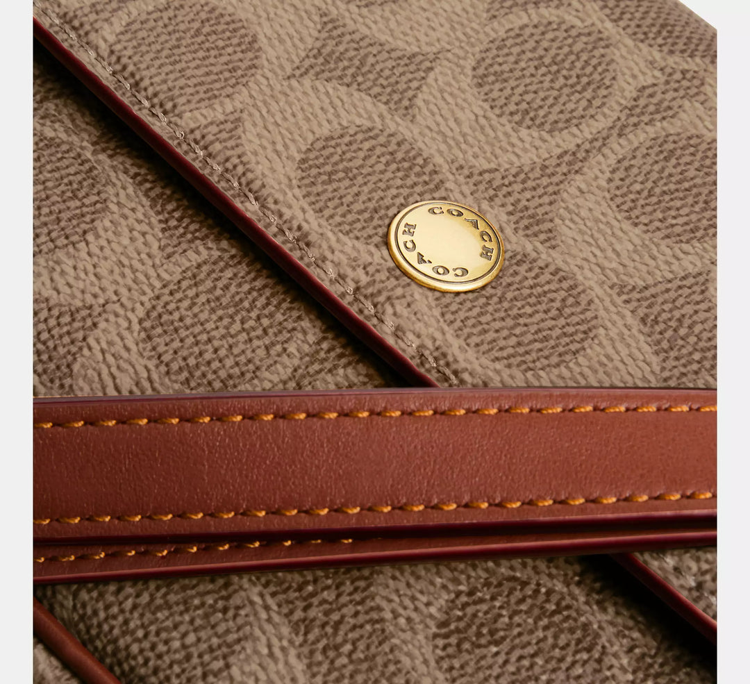 Coach Signature Brook Flap Bag