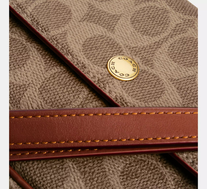 Coach Signature Brook Flap Bag