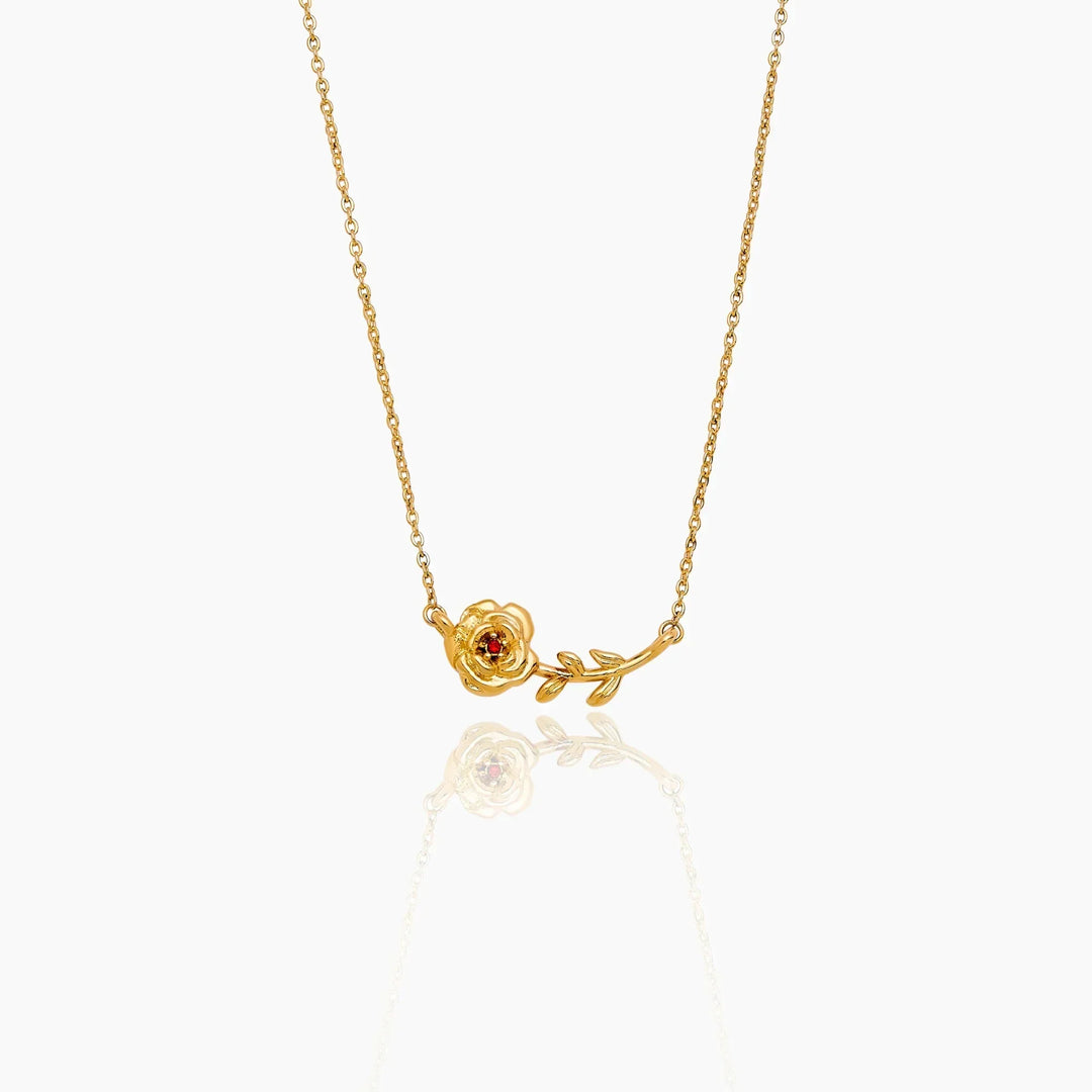 Dainty Birthflower Necklace
