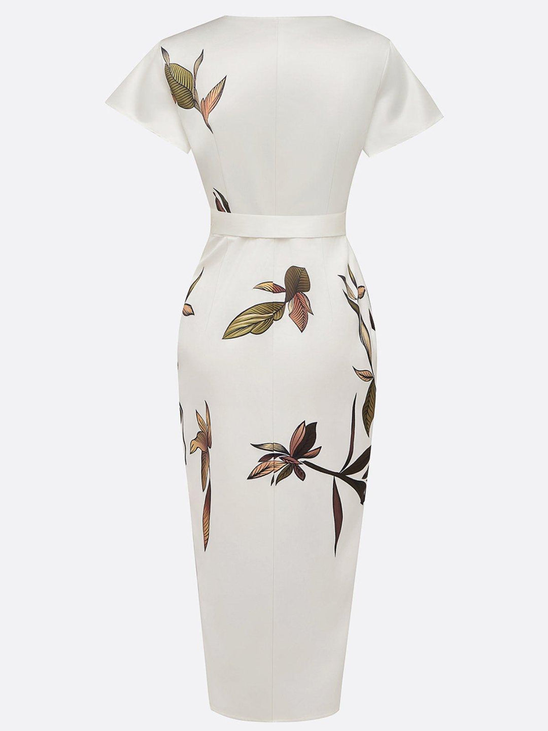 Evie - Elegant Floral Wrap Dress