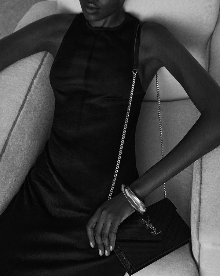 Saint Laurent Cassandre Chain Wallet