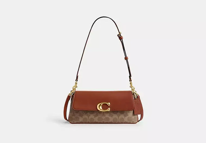 Coach Jet Shoulder Bag In Signature Canvas