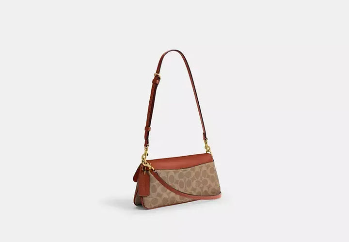 Coach Jet Shoulder Bag In Signature Canvas