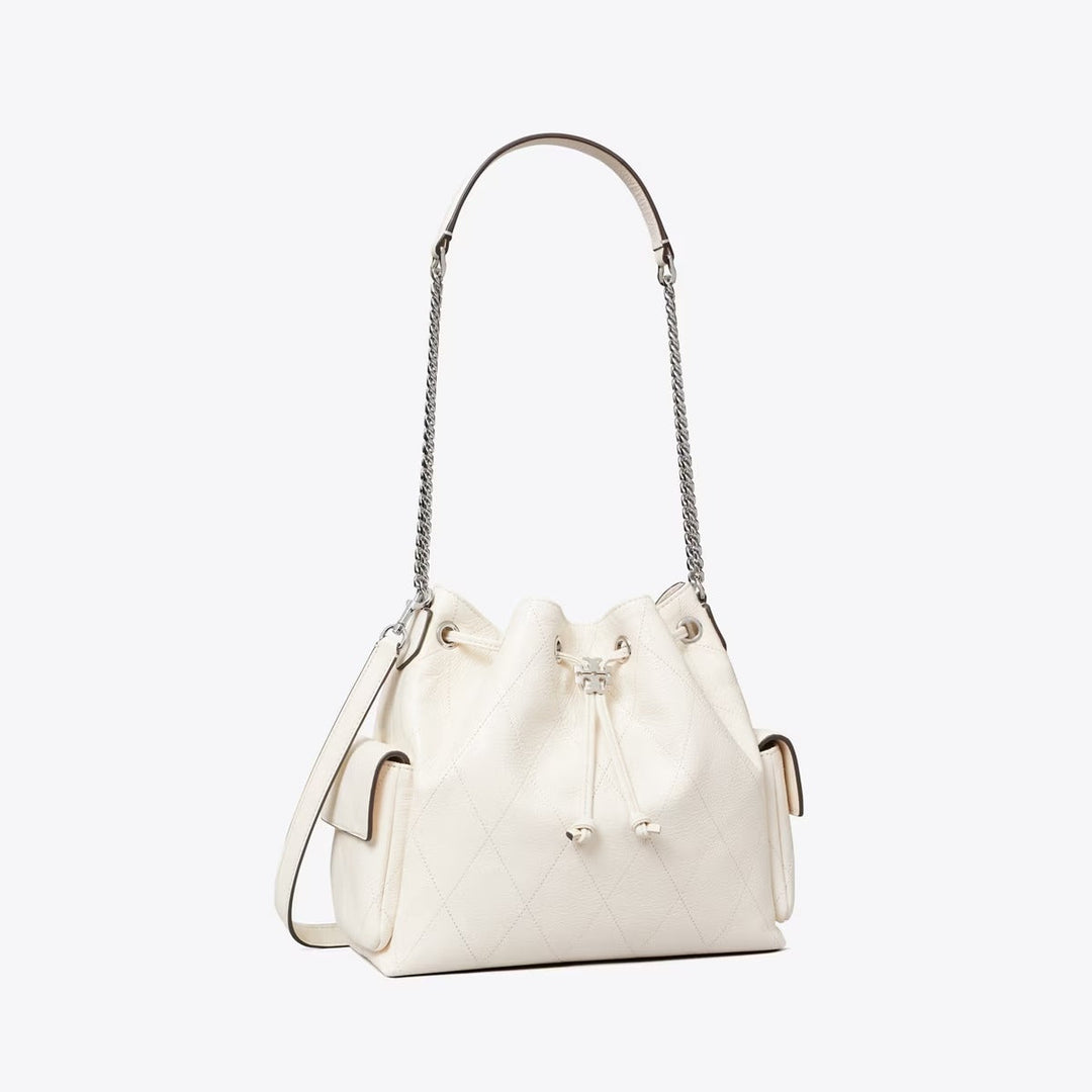 Tory Burch Charlie Quilted Drawstring Shoulder Bag