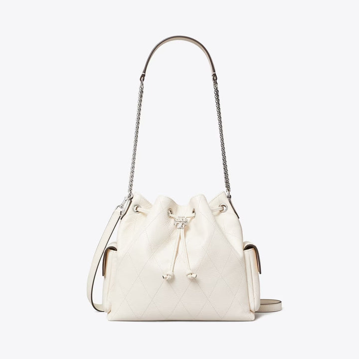 Tory Burch Charlie Quilted Drawstring Shoulder Bag