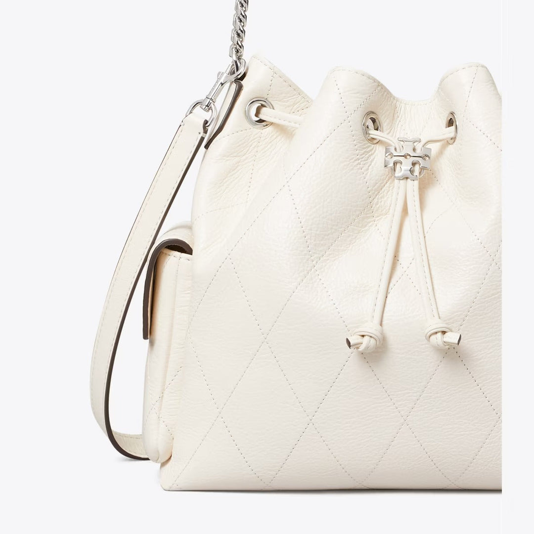 Tory Burch Charlie Quilted Drawstring Shoulder Bag