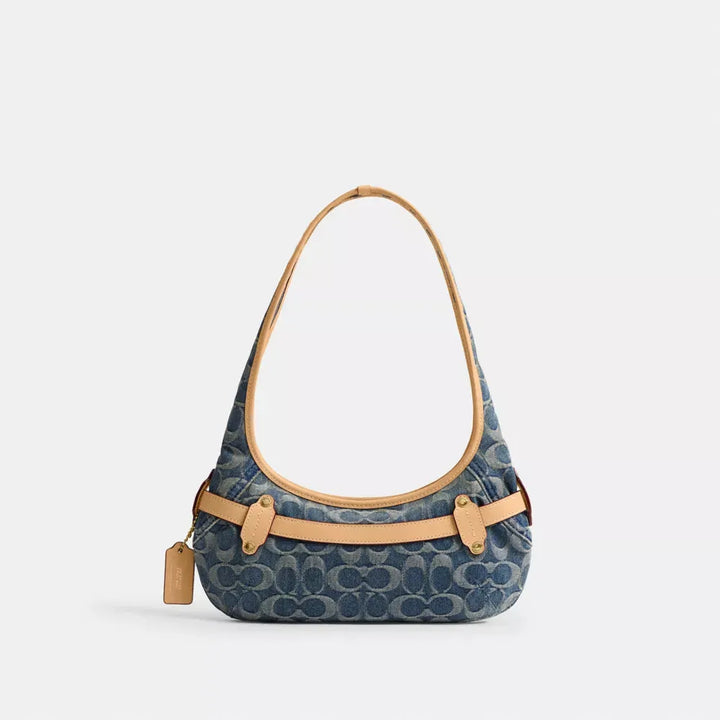 Coach Belted Ergo Shoulder Bag 26 In Signature Jacquard