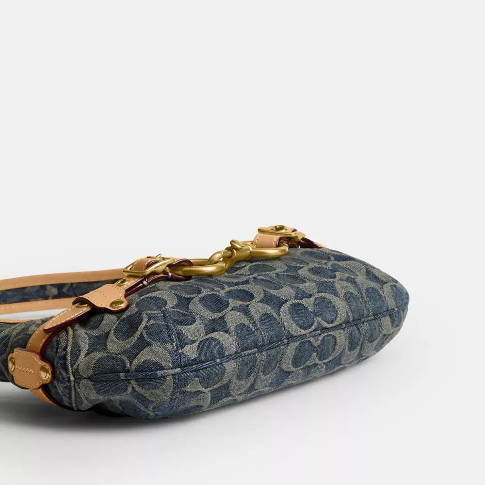 Coach Belted Ergo Shoulder Bag 26 In Signature Jacquard