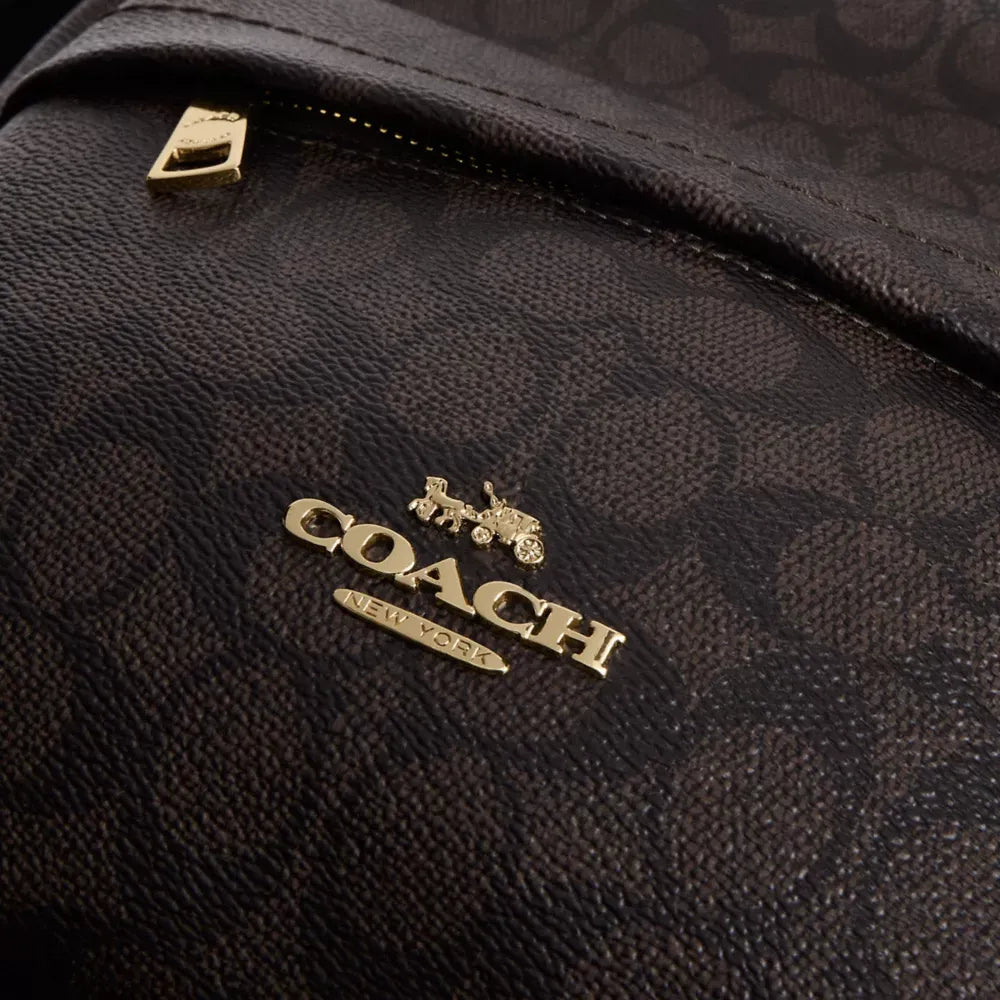Coach Taylor Backpack In Signature Canvas