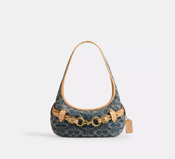Coach Belted Ergo Shoulder Bag 26 In Signature Jacquard