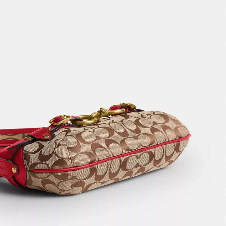 Coach Belted Ergo Shoulder Bag 26 In Signature Jacquard