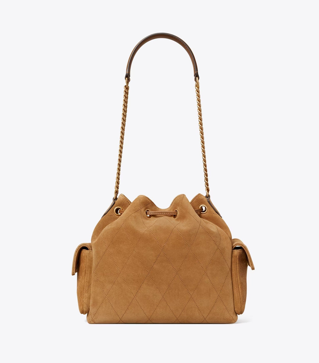 Tory Burch Charlie Quilted Drawstring Shoulder Bag