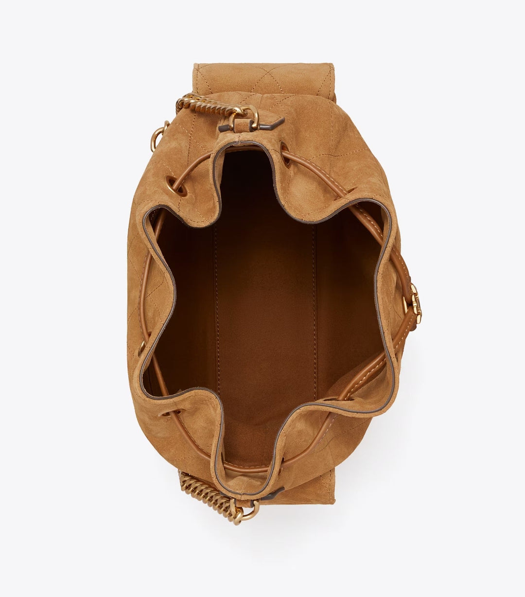 Tory Burch Charlie Quilted Drawstring Shoulder Bag
