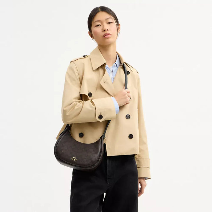 Coach Emily Shoulder Bag In Signature Canvas