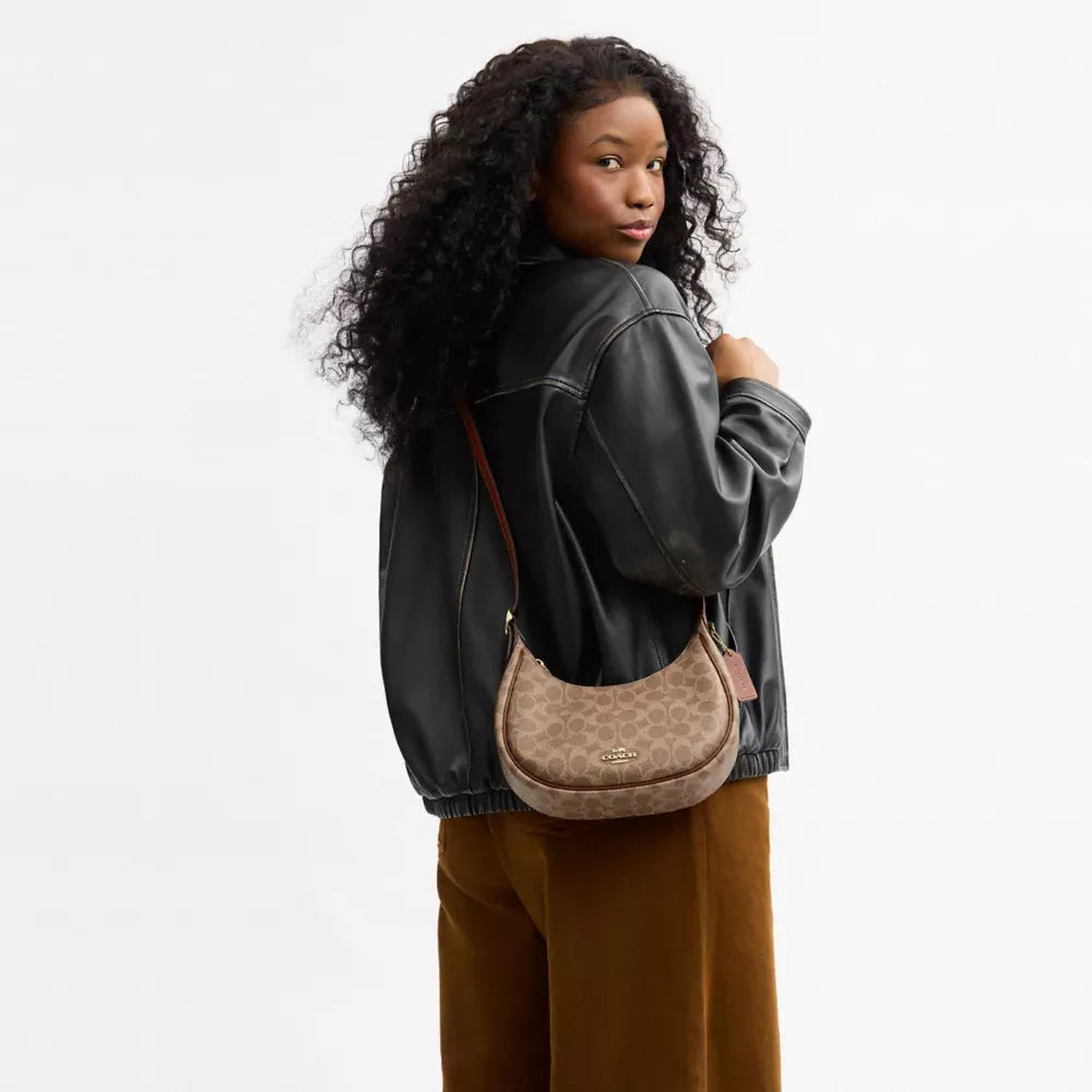 Coach Emily Shoulder Bag In Signature Canvas