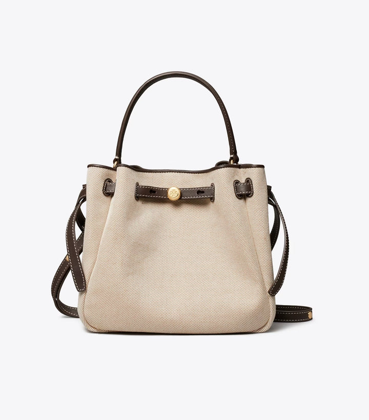 Tory Burch Romy Canvas Bucket Bag