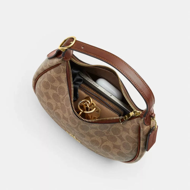 Coach Emily Shoulder Bag In Signature Canvas