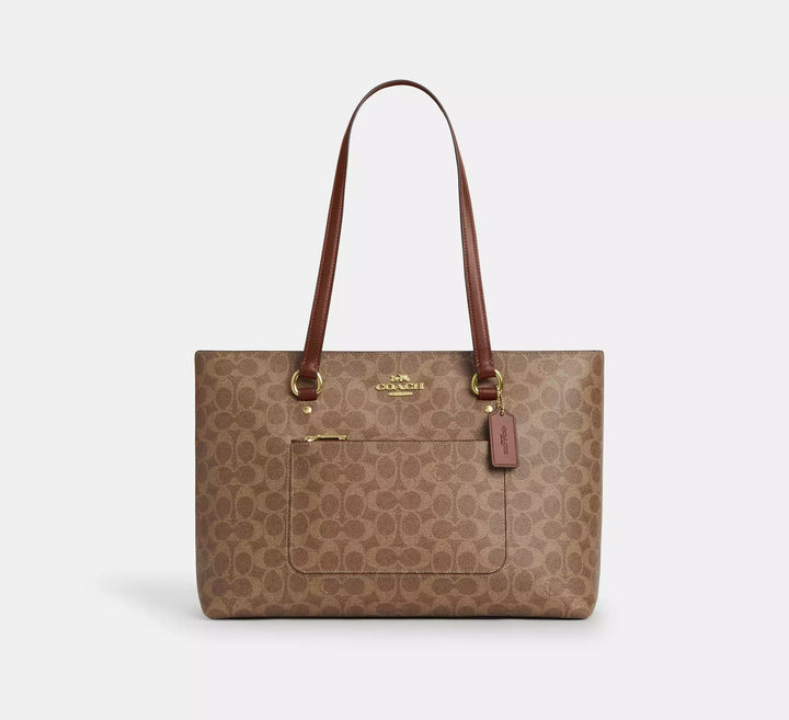Coach Station Tote Bag In Signature Canvas