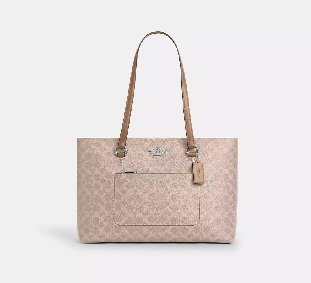Coach Station Tote Bag In Signature Canvas