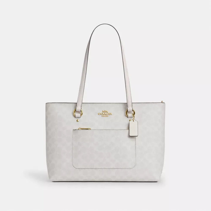 Coach Station Tote Bag In Signature Canvas