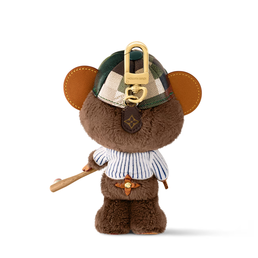 LV Louis Bear Bag Charm