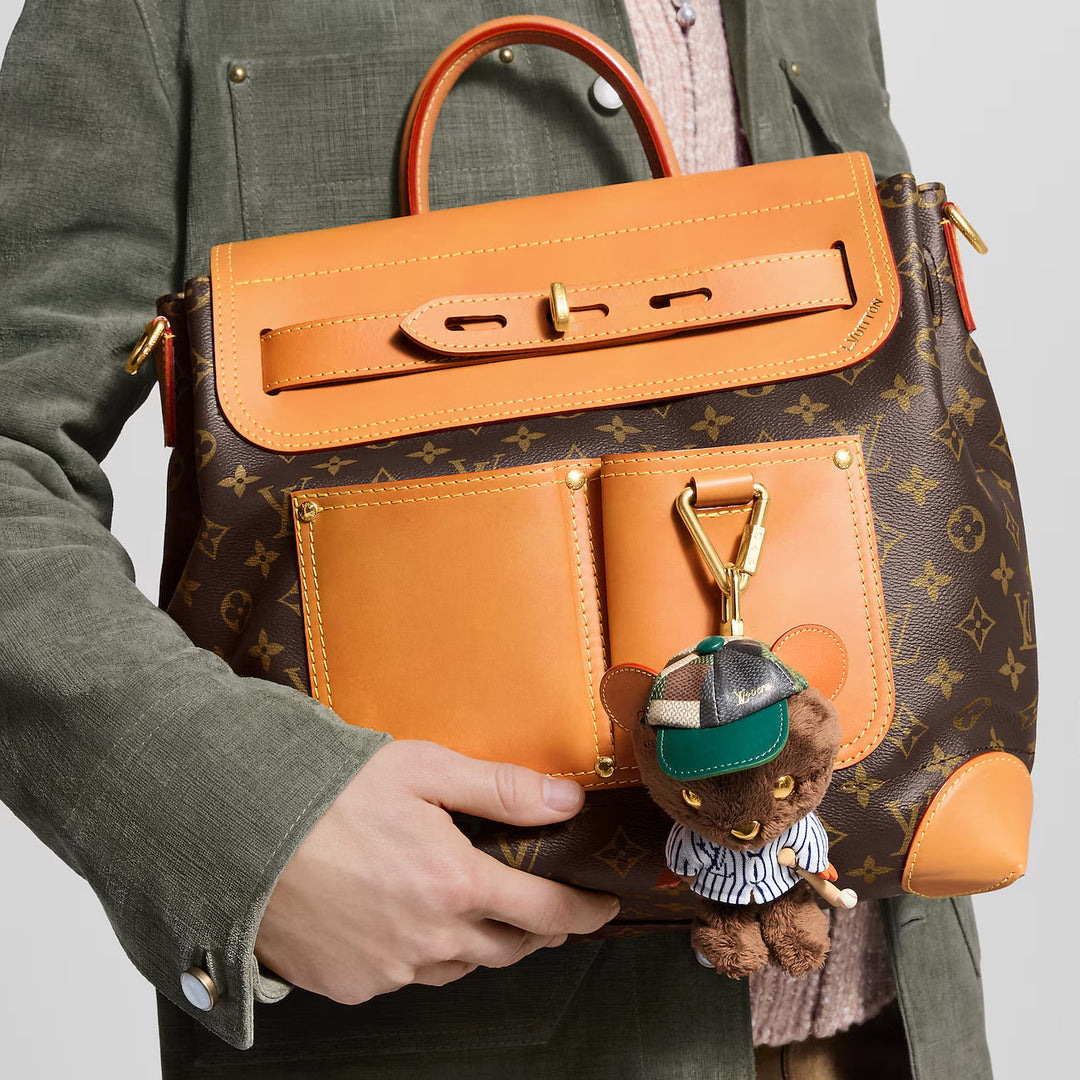 LV Louis Bear Bag Charm