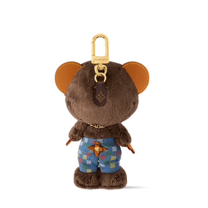 LV Louis Bear Bag Charm