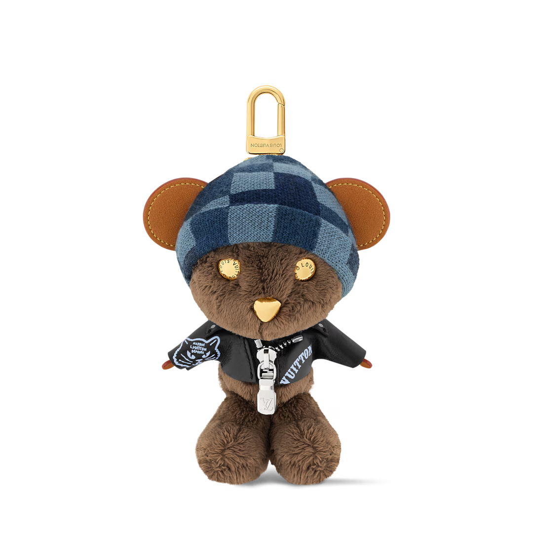 LV Louis Bear Bag Charm