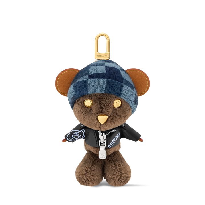 LV Louis Bear Bag Charm