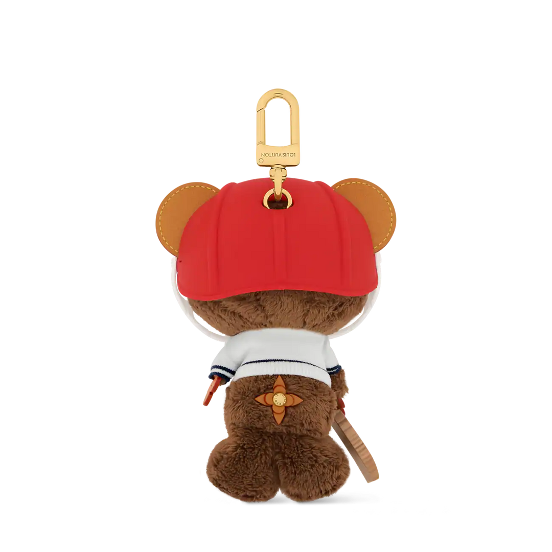 LV Louis Bear Bag Charm