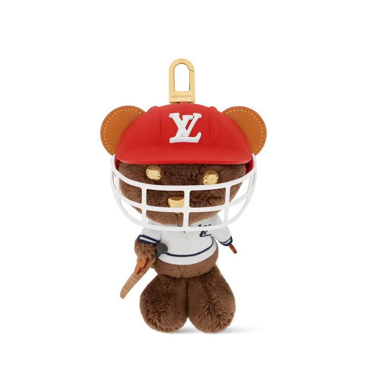 LV Louis Bear Bag Charm