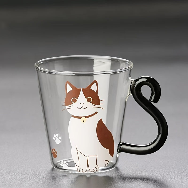 Feline Glass Mug