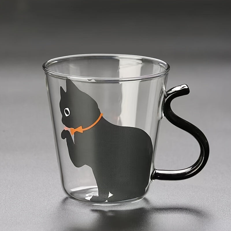 Feline Glass Mug