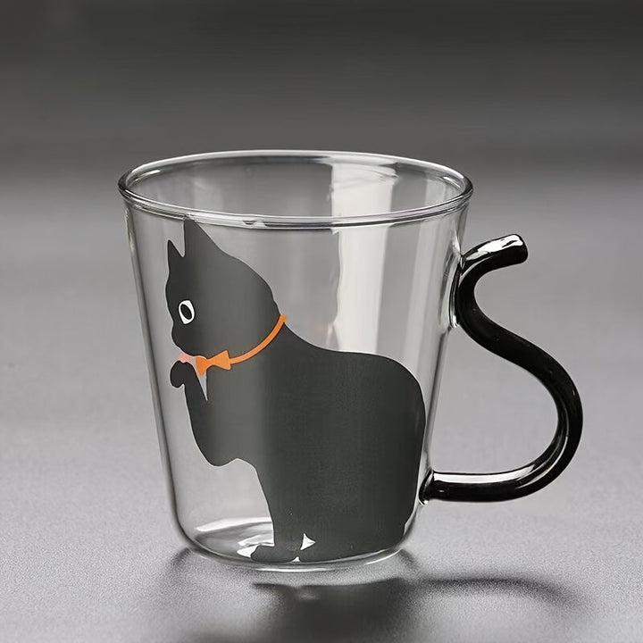 Feline Glass Mug
