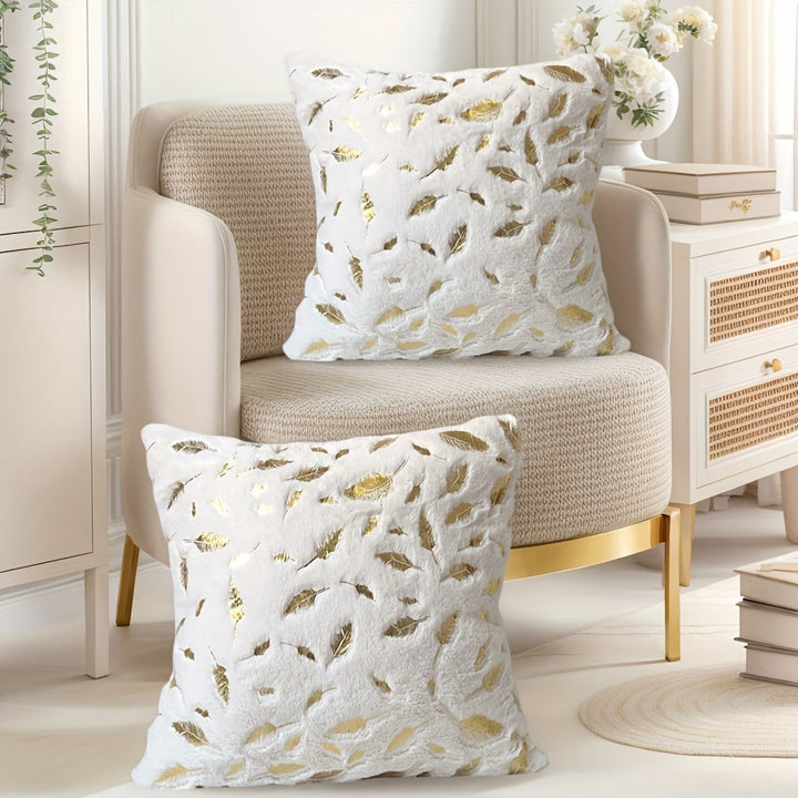 Featherveil Throw Pillow Cover