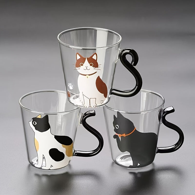 Feline Glass Mug