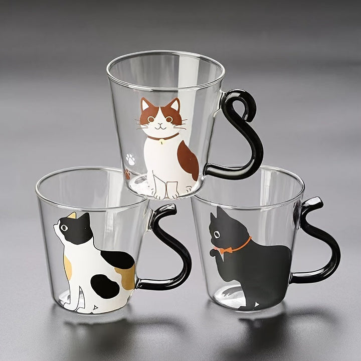 Feline Glass Mug