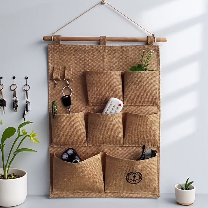 Nest Canvas Wall Organizer