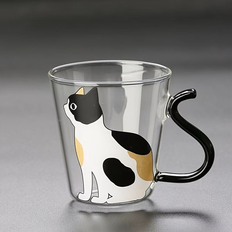Feline Glass Mug