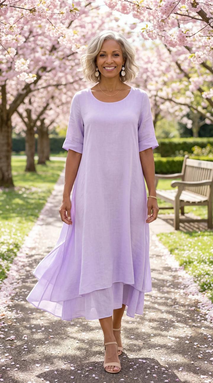 Rose - Flowing Tiered Maxi Dress