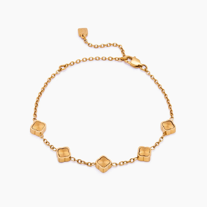 Mini Sunburst Clover Bracelet