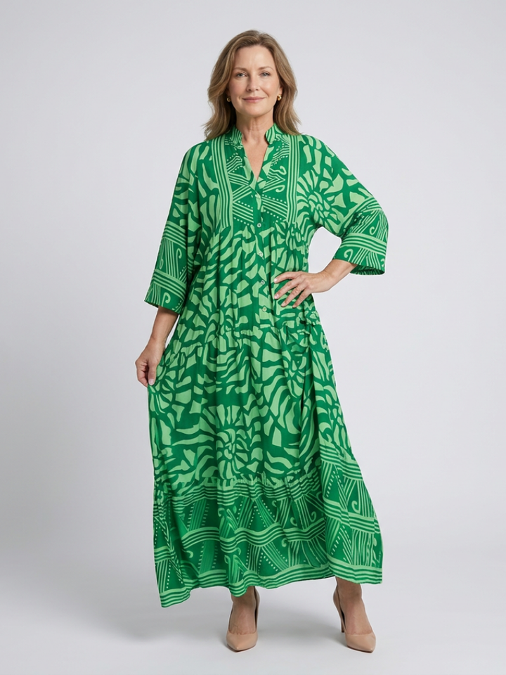 Marielle - Button Front Midi Dress