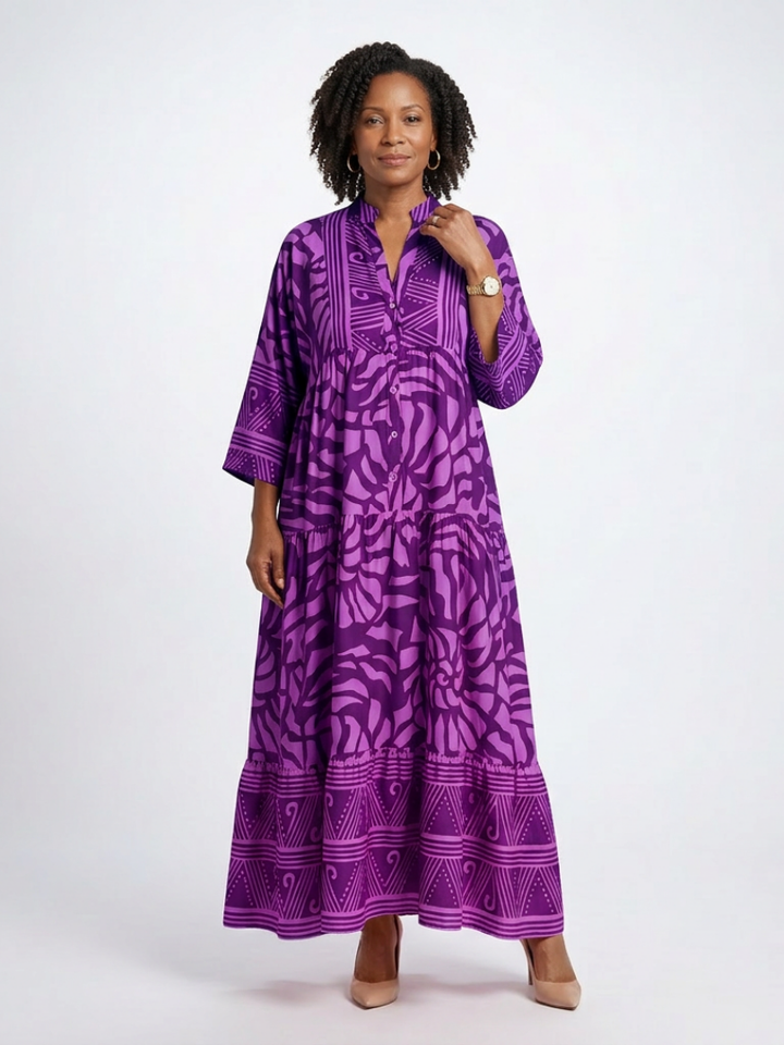 Marielle - Button Front Midi Dress
